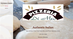 Desktop Screenshot of pizzeriadimeo.com