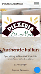 Mobile Screenshot of pizzeriadimeo.com